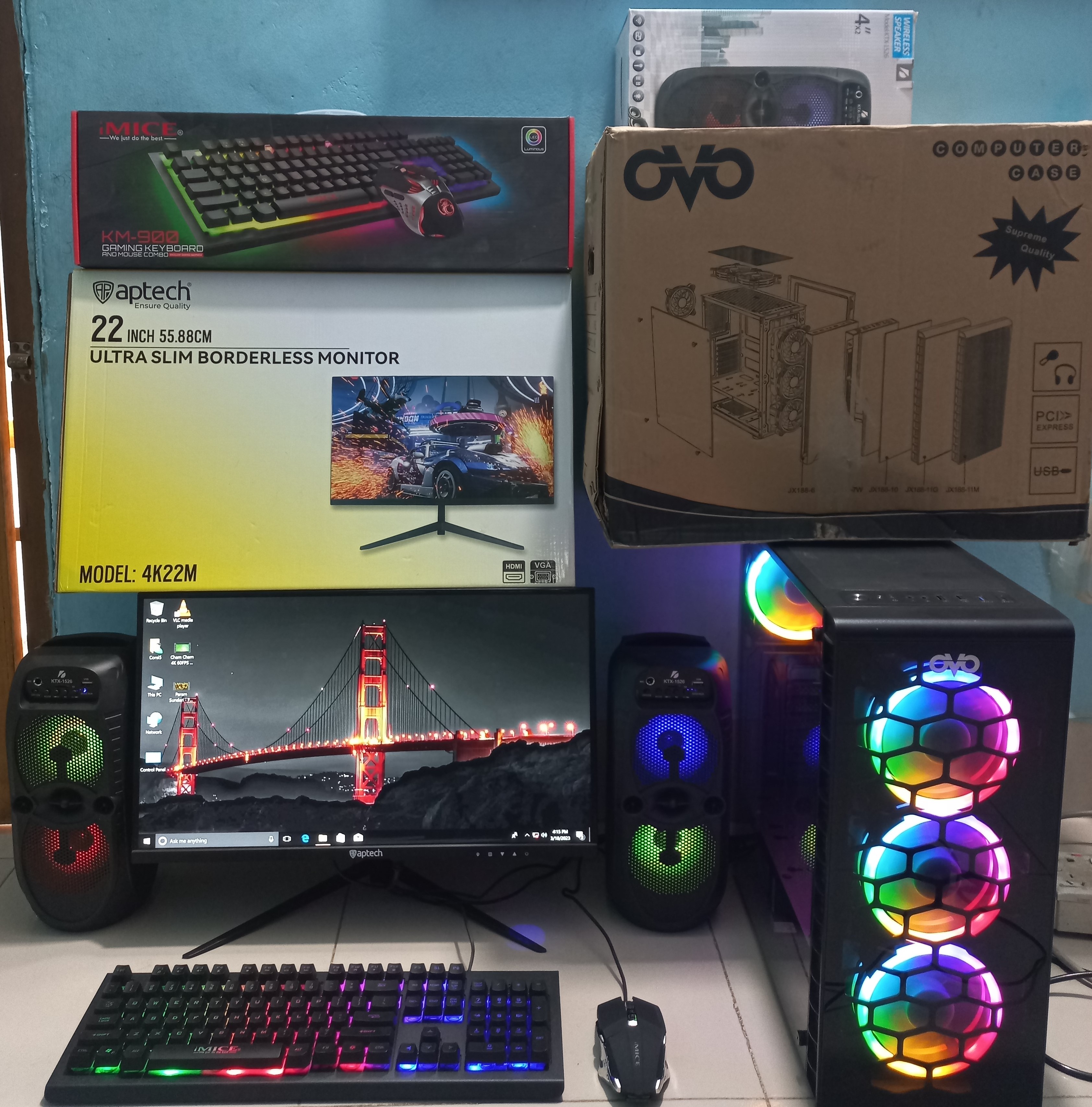 🔥 Core i7 6th Gen + 16GB RAM + 8GB Graphics Card + RGB Gaming Casing এর হেভি সুপার গেমিং কম্পিউটার