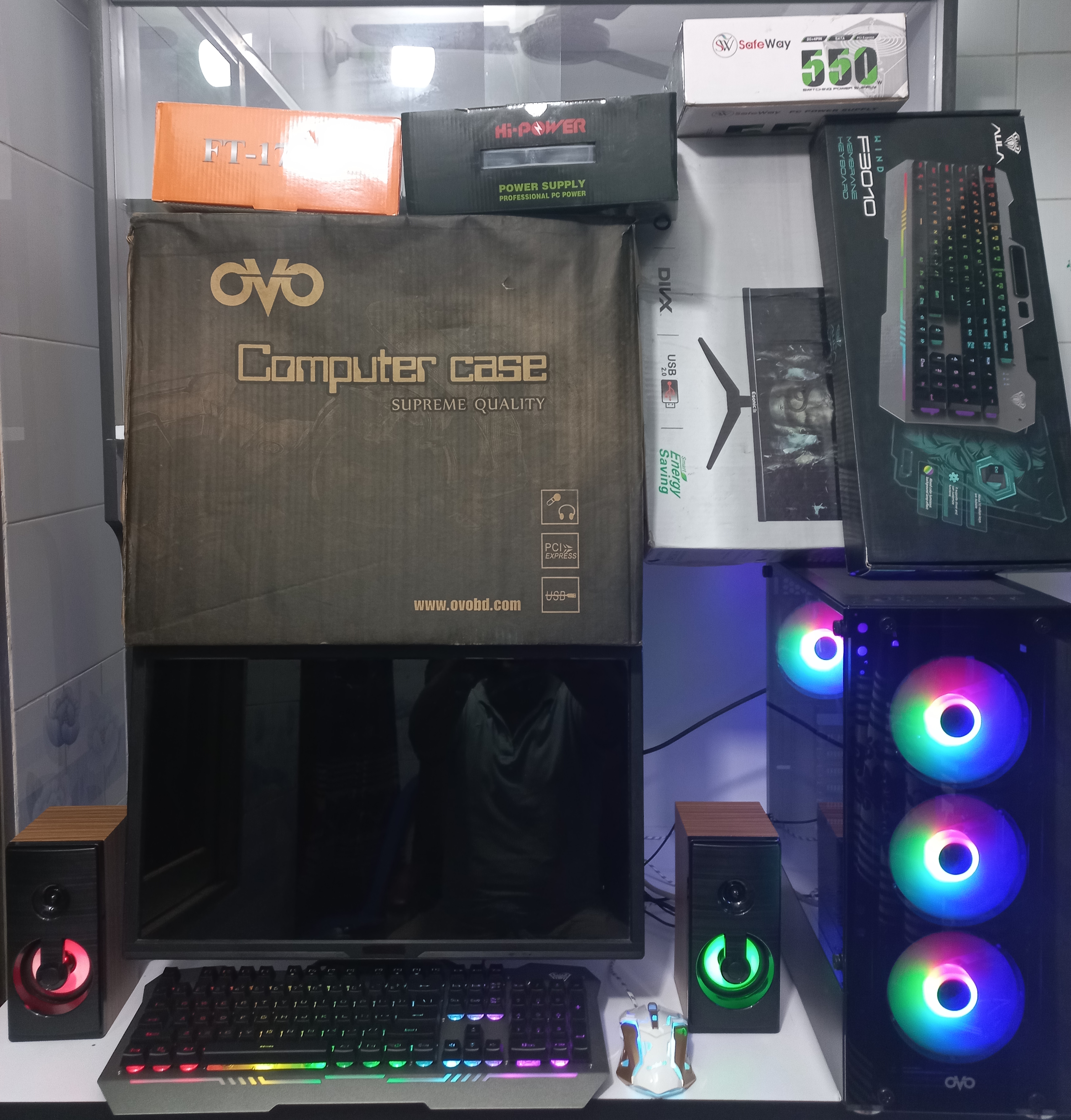 🔥 Core i7 6th Gen + 16GB RAM + 8GB Graphics Card + RGB Gaming Casing এর হেভি সুপার গেমিং কম্পিউটার