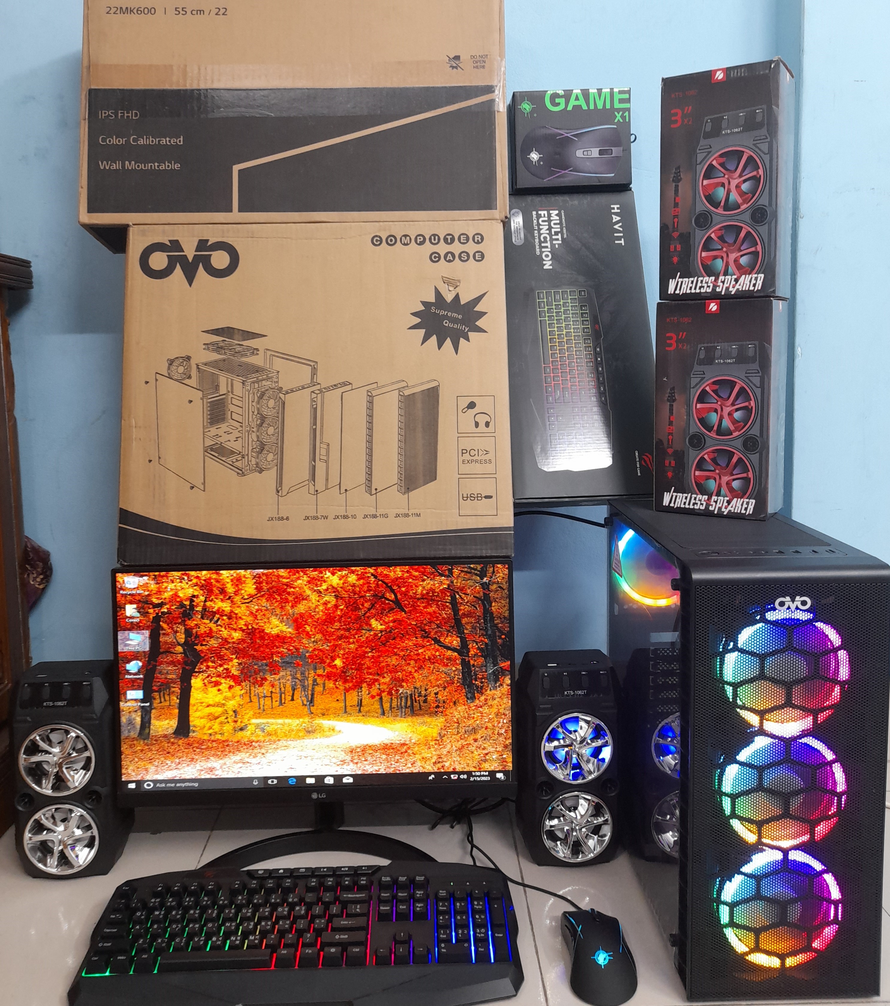 🔥 Core i7 6th Gen + 16GB RAM + 8GB Graphics Card + RGB Gaming Casing এর হেভি সুপার গেমিং কম্পিউটার