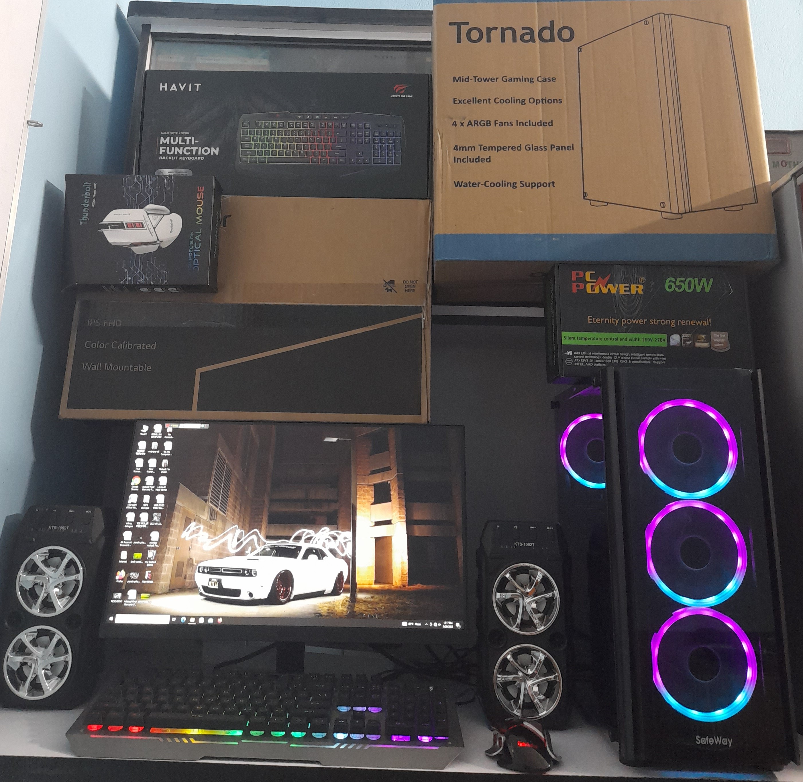 🔥 Core i7 6th Gen + 16GB RAM + 8GB Graphics Card + RGB Gaming Casing এর হেভি সুপার গেমিং কম্পিউটার