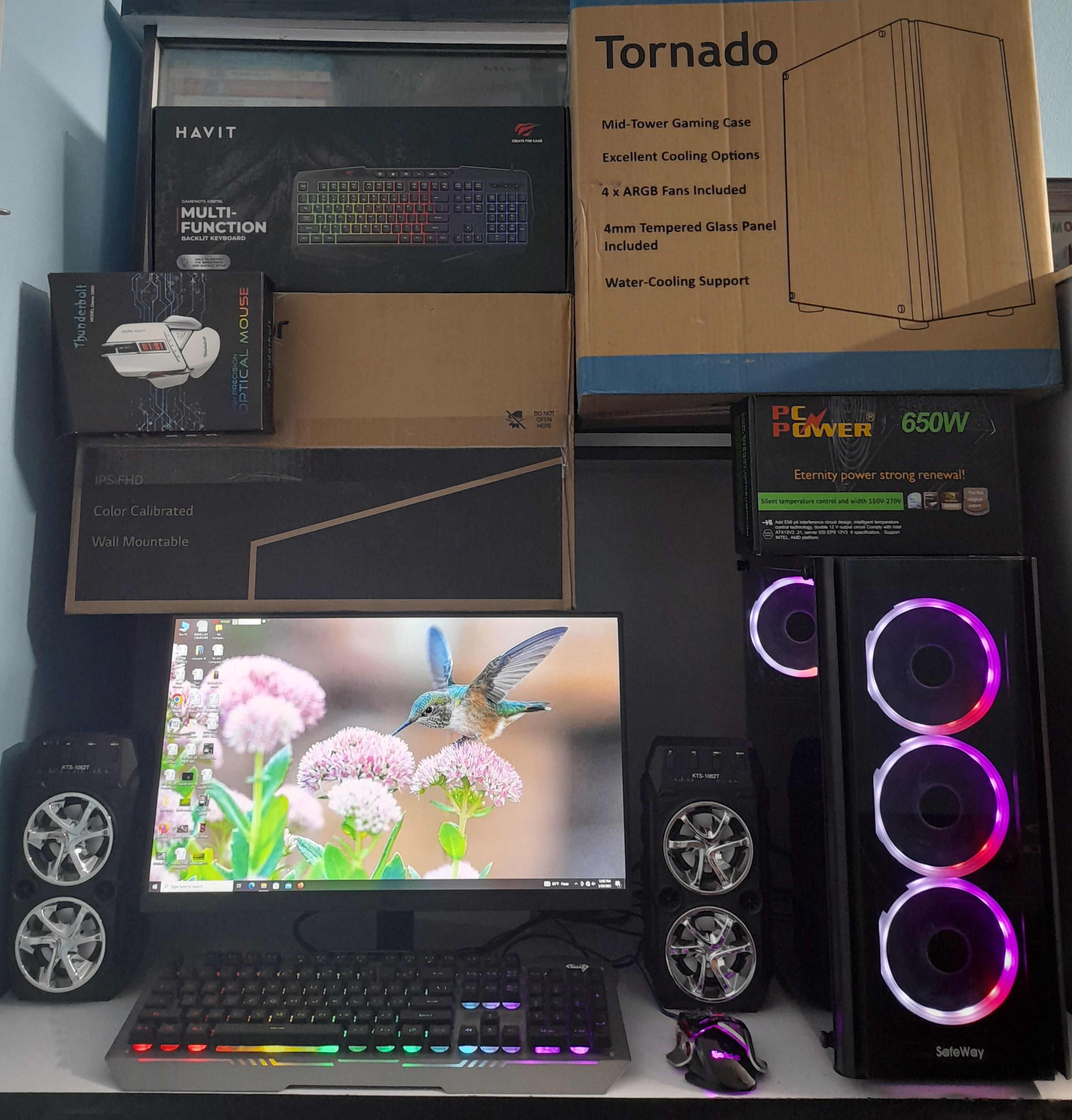 🔥 Core i7 6th Gen + 16GB RAM + 8GB Graphics Card + RGB Gaming Casing এর হেভি সুপার গেমিং কম্পিউটার