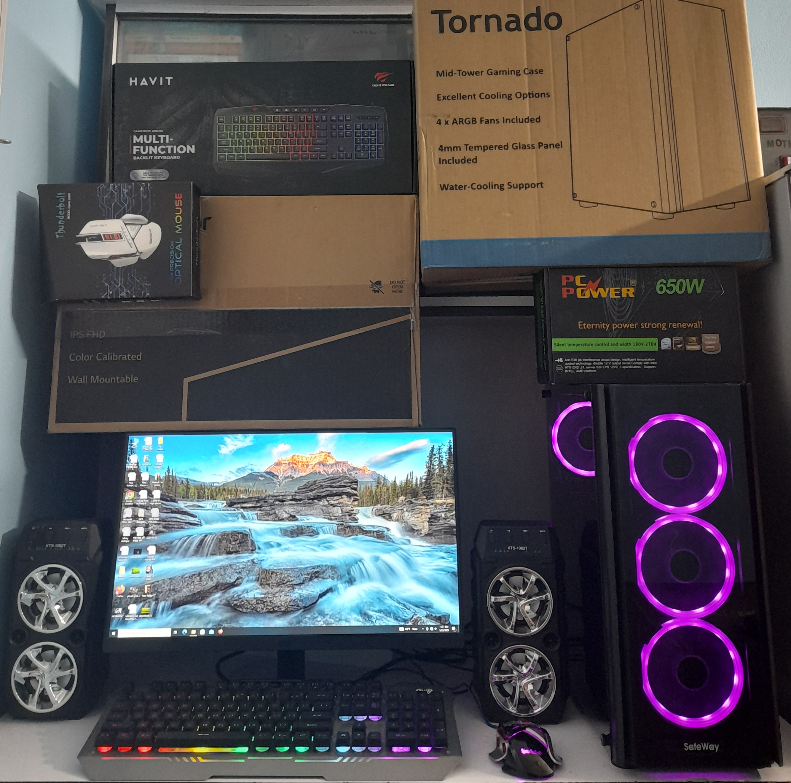 🔥 Core i7 6th Gen + 16GB RAM + 8GB Graphics Card + RGB Gaming Casing এর হেভি সুপার গেমিং কম্পিউটার