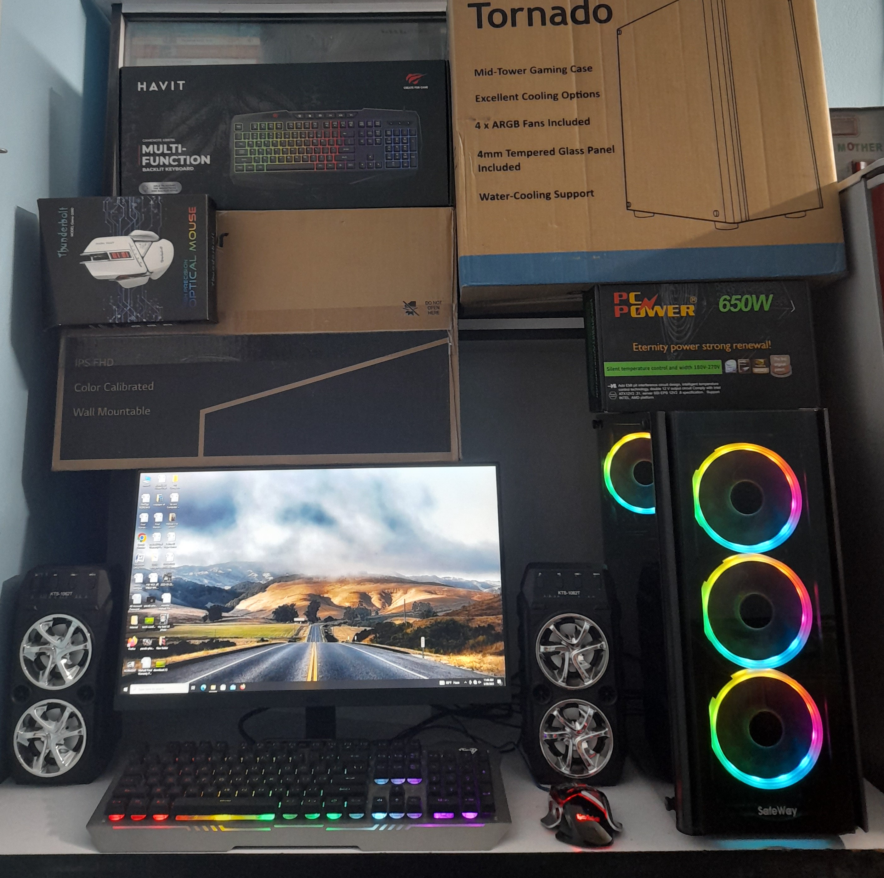 🔥 Core i7 6th Gen + 16GB RAM + 8GB Graphics Card + RGB Gaming Casing এর হেভি সুপার গেমিং কম্পিউটার