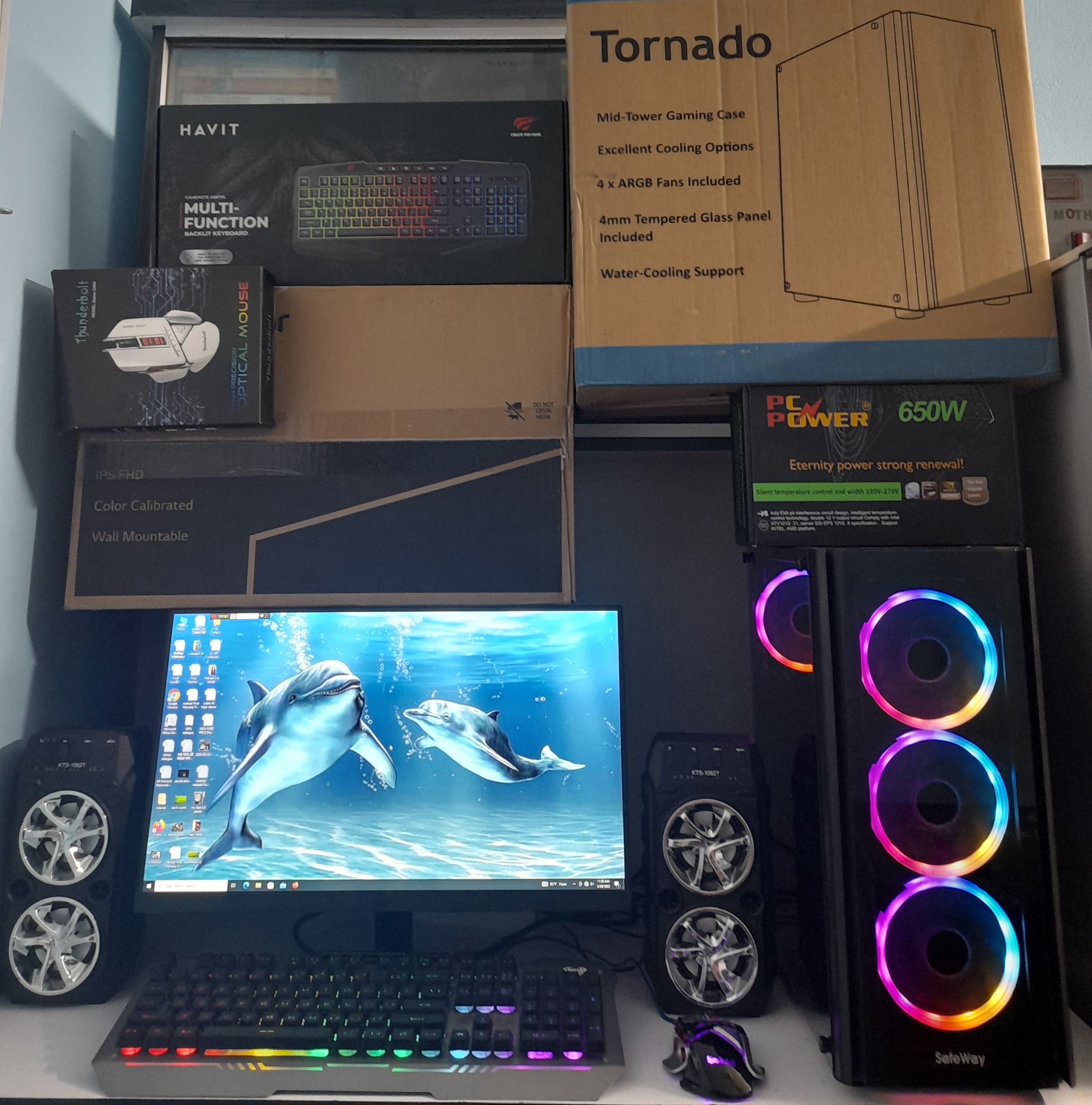 🔥 Core i7 6th Gen + 16GB RAM + 8GB Graphics Card + RGB Gaming Casing এর হেভি সুপার গেমিং কম্পিউটার
