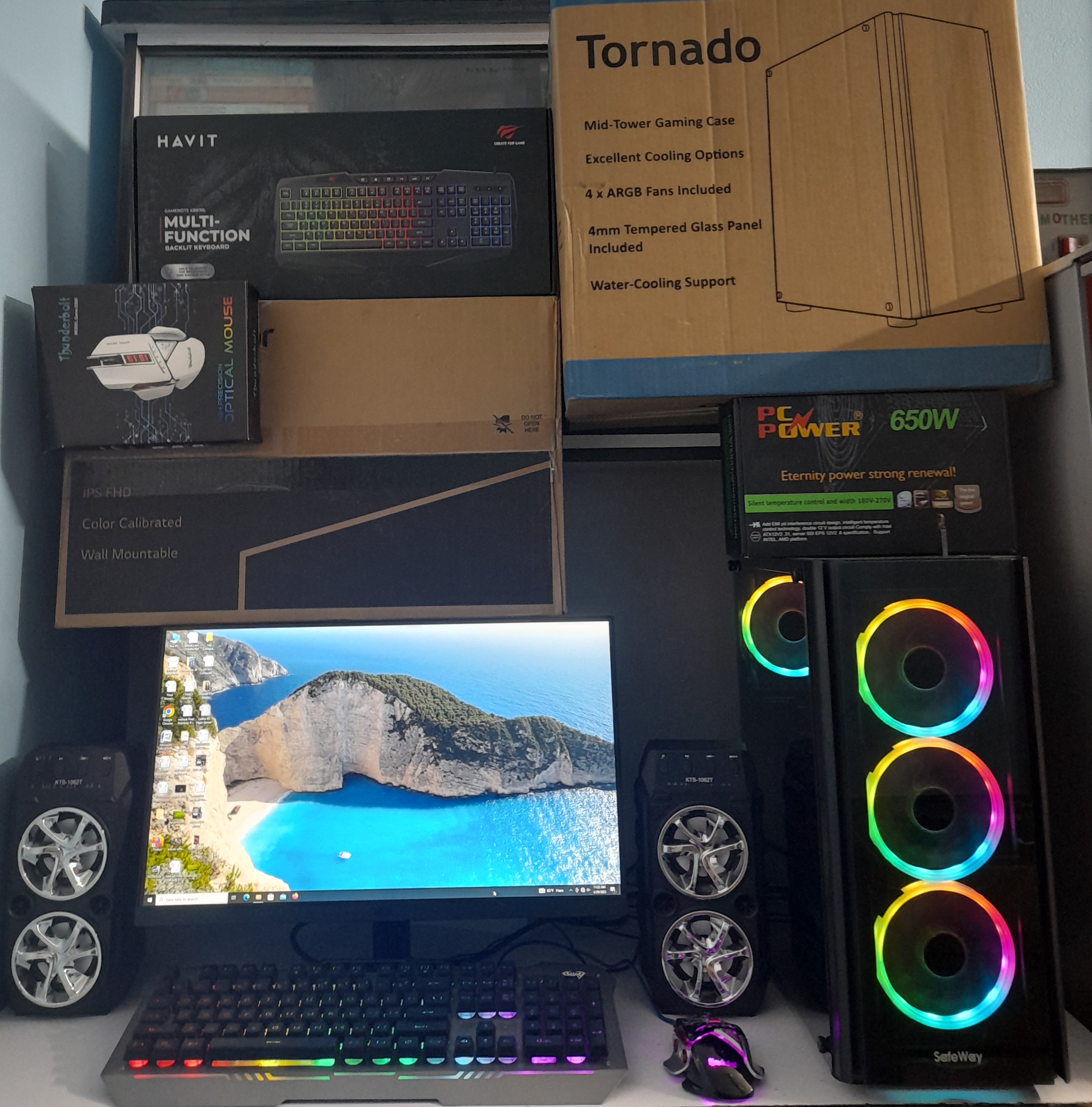 🔥 Core i7 6th Gen + 16GB RAM + 8GB Graphics Card + RGB Gaming Casing এর হেভি সুপার গেমিং কম্পিউটার